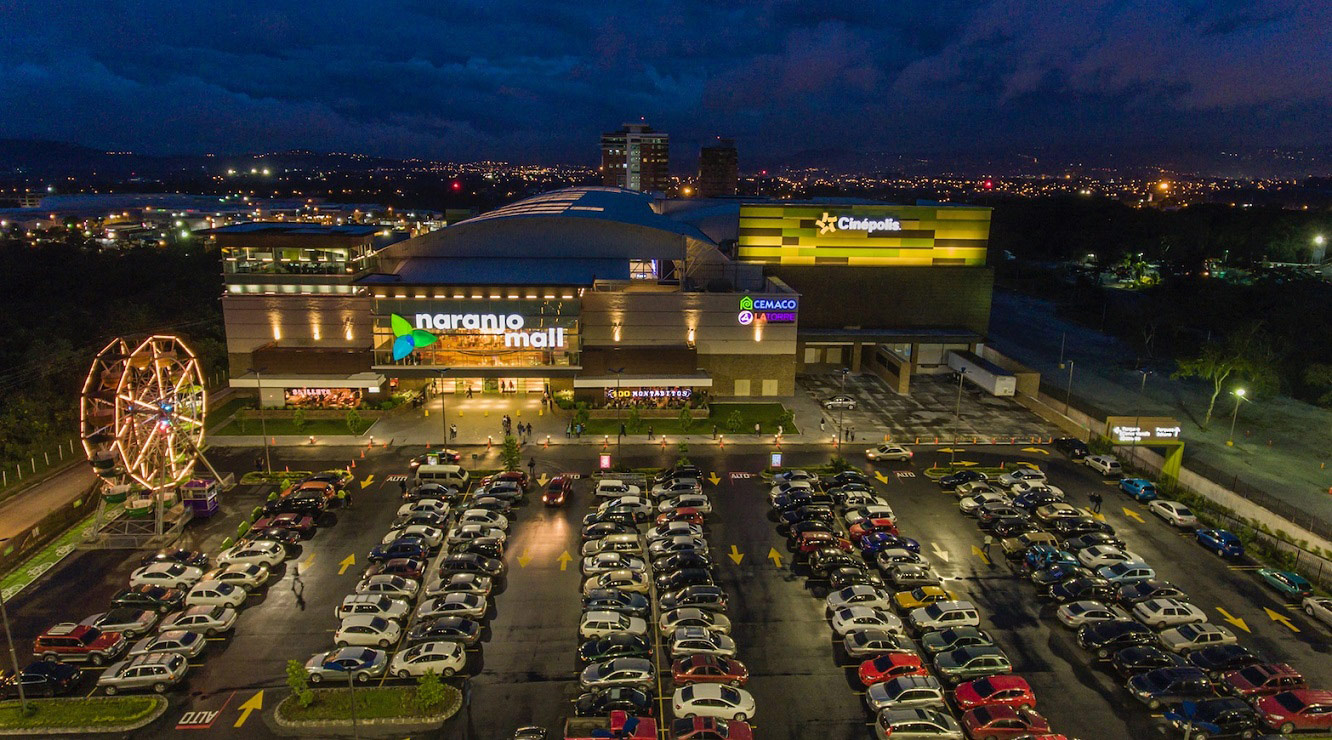 vista panoramica de naranjo mall