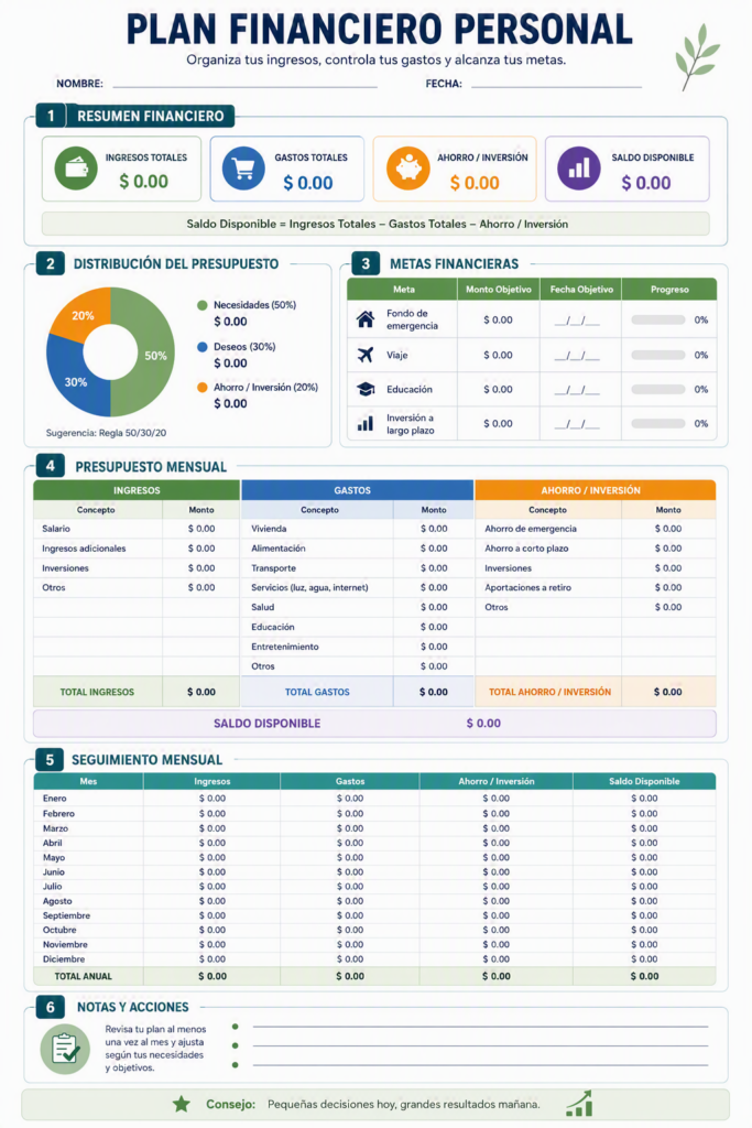 Plan financiero