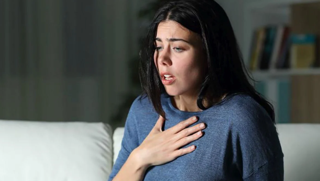 mujer con ansiedad